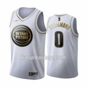 Dres Detroit Pistons Andre Drummond 0 Nike 2019-20 Bijela Golden Edition Swingman